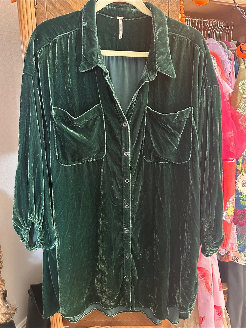 Women’s Free People Velvet Dress with Pockets